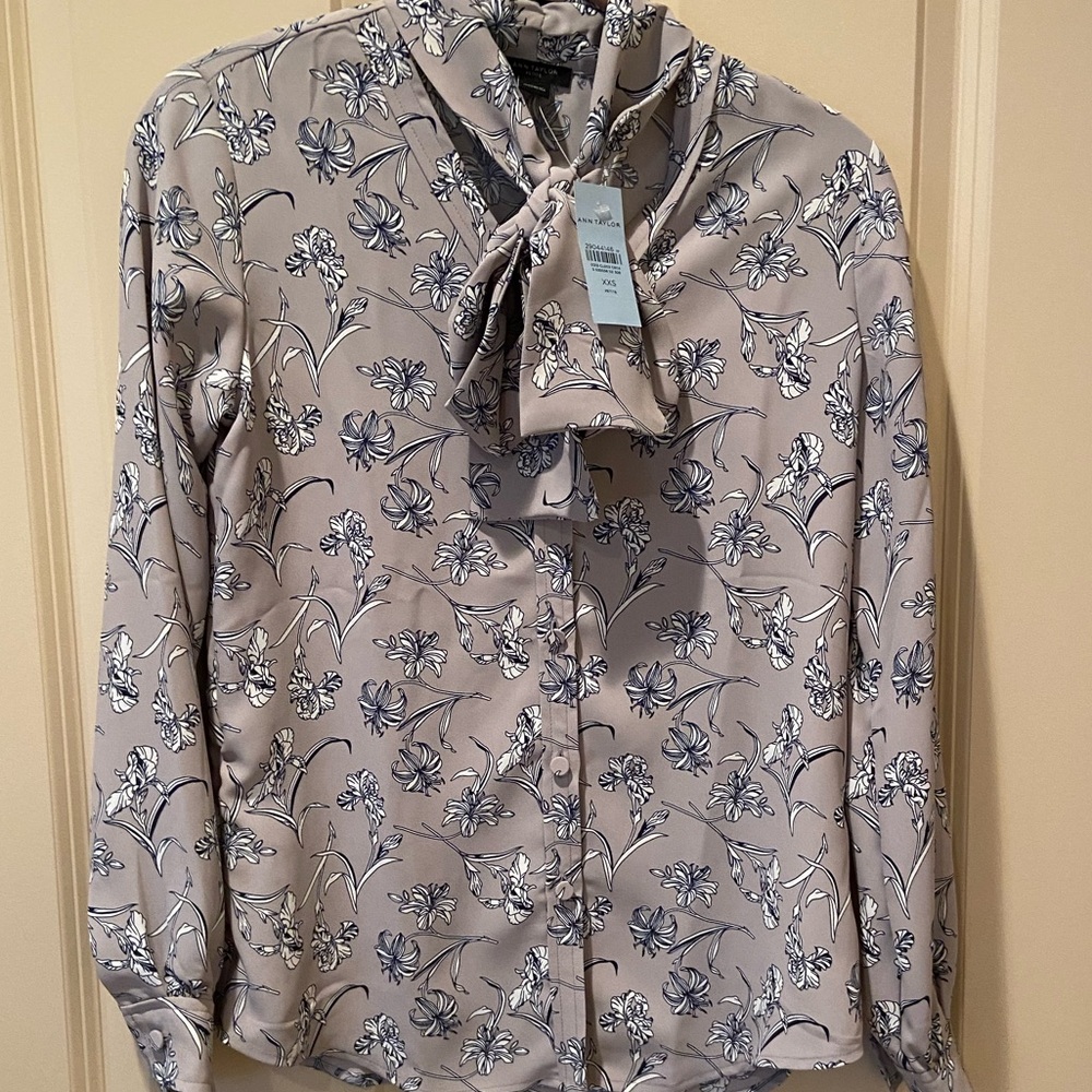 Ann Taylor Floral blouse